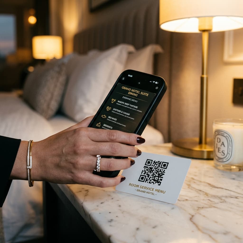 Giải pháp số RoomQR: quét mã QR đặt dịch vụ tức thì